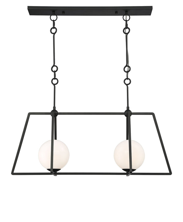 Stratus Large 2-Light Bronze Chandelier