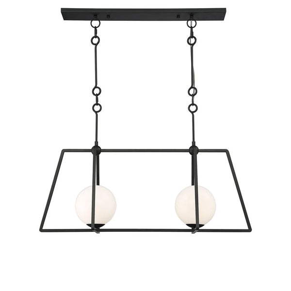 Stratus Large 2-Light Bronze Chandelier