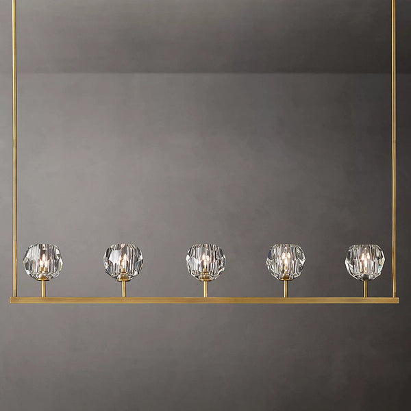 Boule Cristal Linear Chandelier 48"