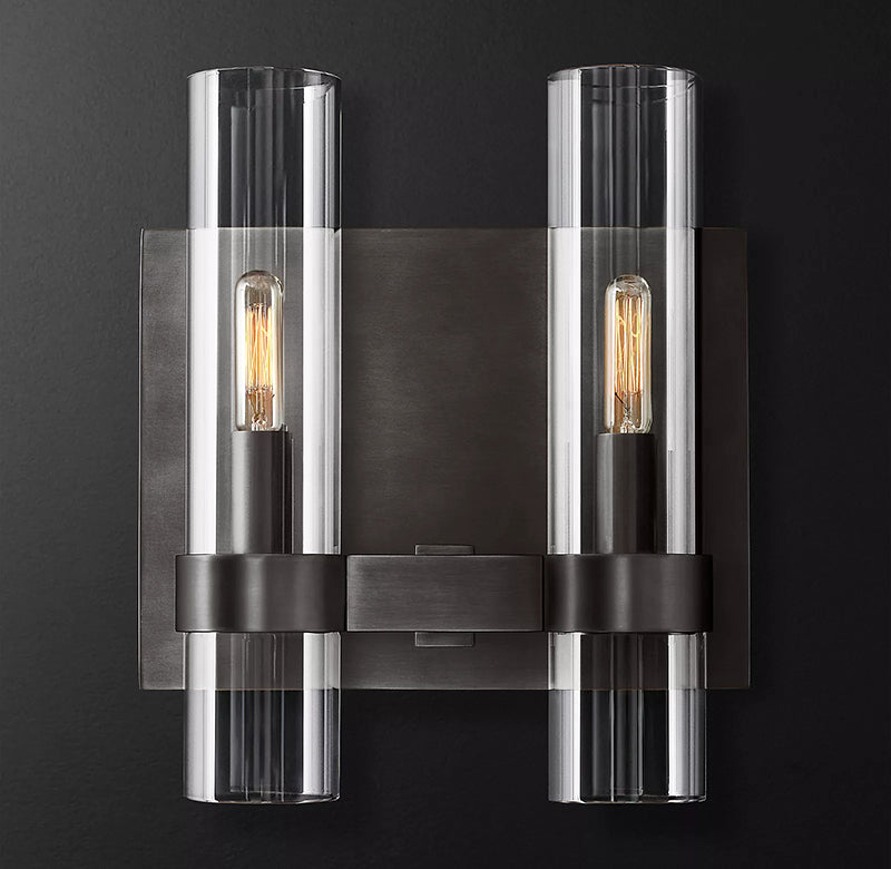 Ravelle Double Wall Sconce For Art Blown Glass