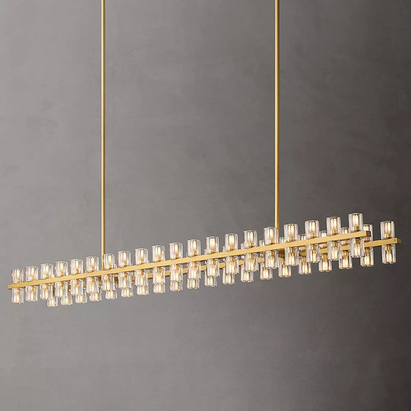 Arcachona led Rectangular Chandelier 72"