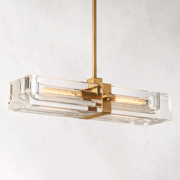 Savile Linear Chandelier 24" 2-lights