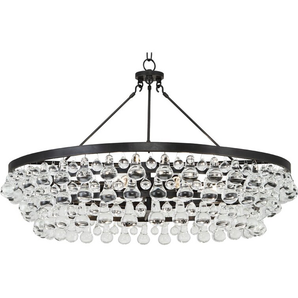 Artistic Pear Round Chandelier 50", Dining Room Round Chandelier