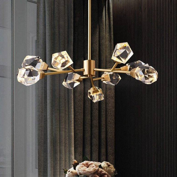 EVE Branch Crystal Chandelier 9-Light