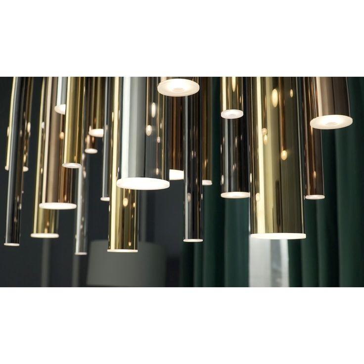 Bellini Square Tubular Pendant Light Chandelier