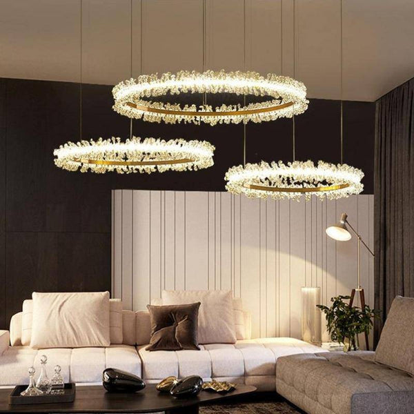 Capri 3-Piece Crystal Chandelier