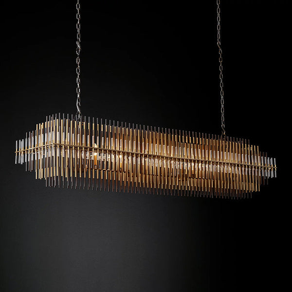 Emilia Rectangular Chandelier 54"