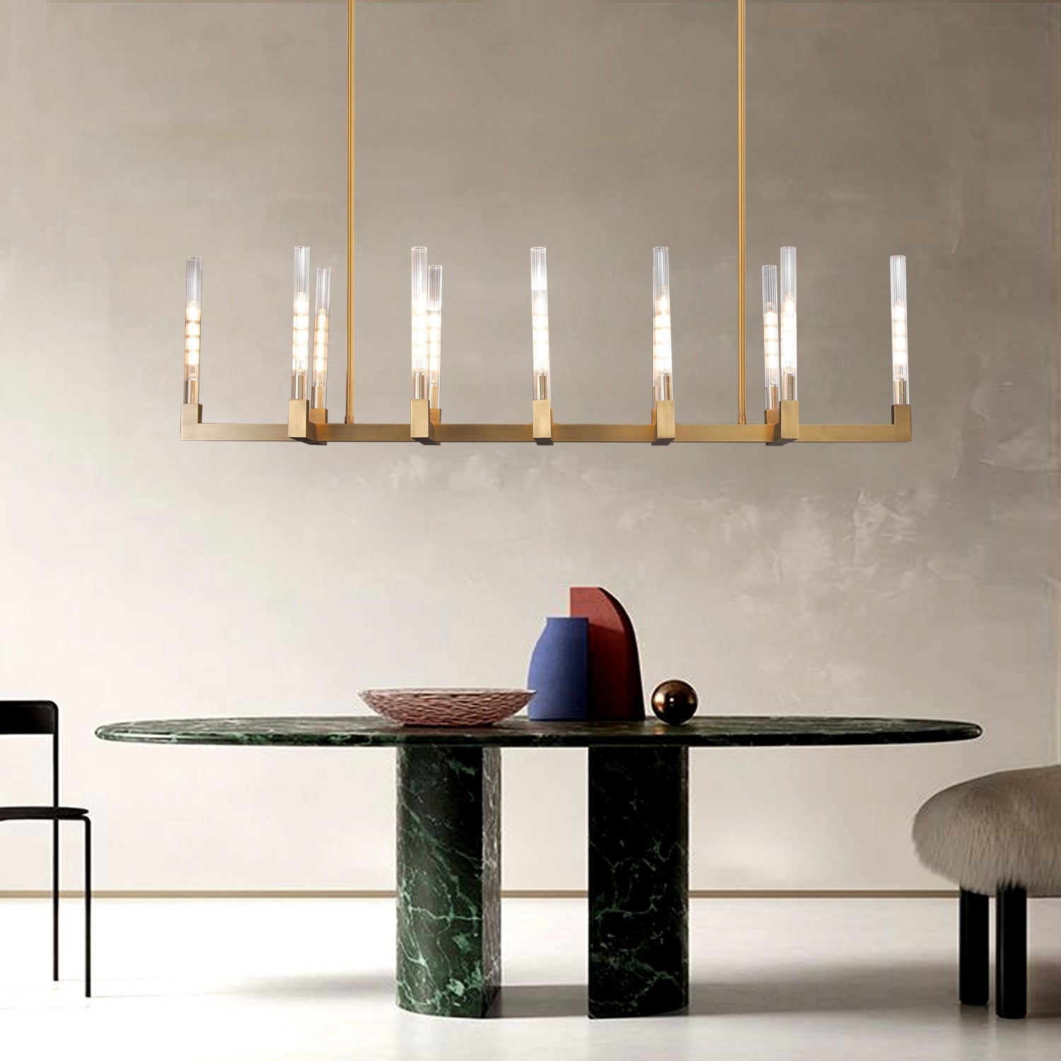 Cannele de Linear Chandelier 55"