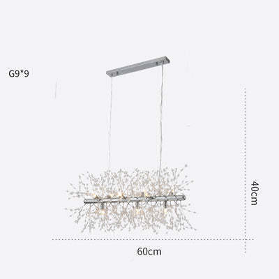 Crystal Cluster Kitchen Lighting Fixtures