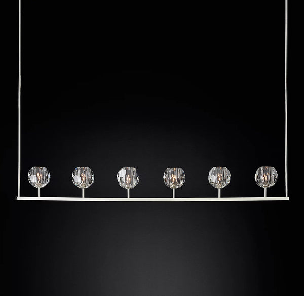 Boule Cristal Linear Chandelier 60"