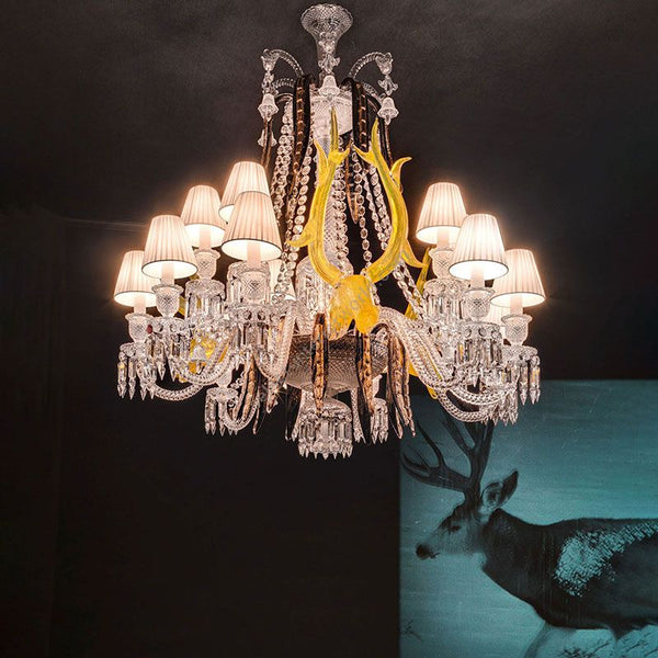 Antlers Antoinette15 Light Crystal Chandelier