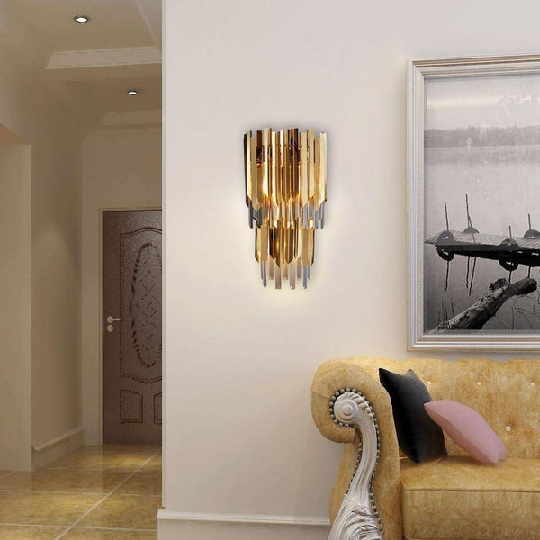 Leganiel Crystal Wall Sconce