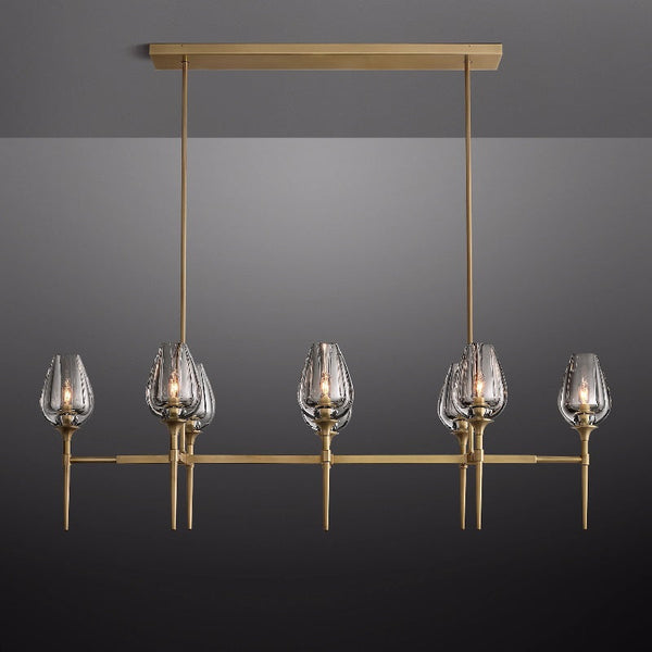 Tulip Linear Chandelier 52"