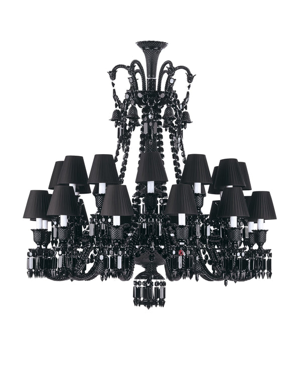 Antoinette 24 Light Black Crystal Chandelier