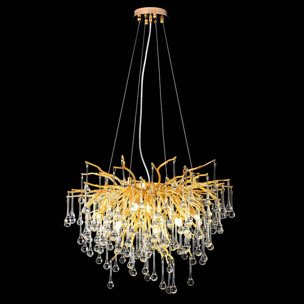 Crystal Branch Raindrop Chandelier