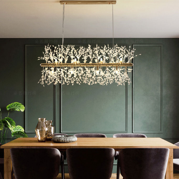 Crystal Cluster Kitchen Lighting Fixtures