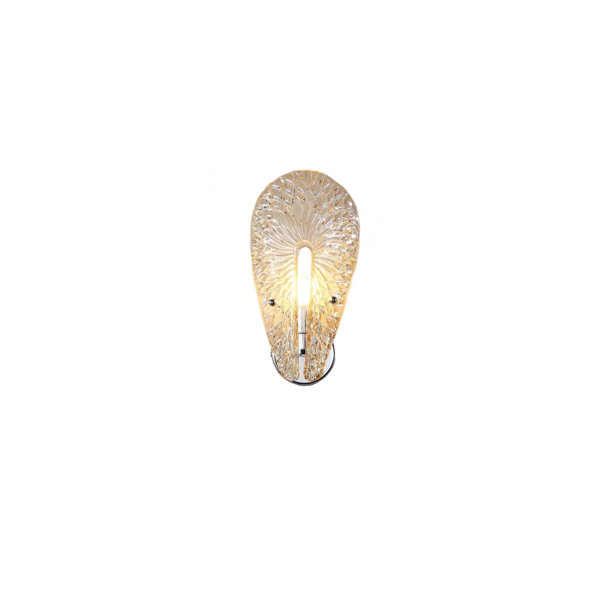 Alba  Tiered Oval Glass Sconce