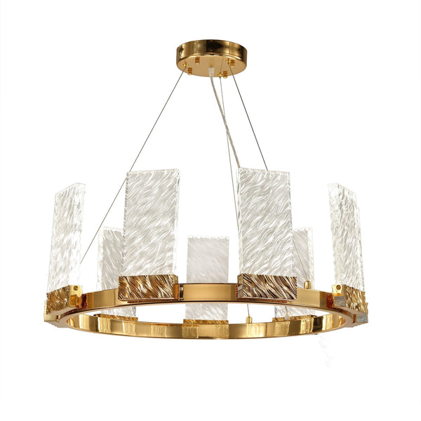 Aimee 1-Tier Round LED Ring Chandelier