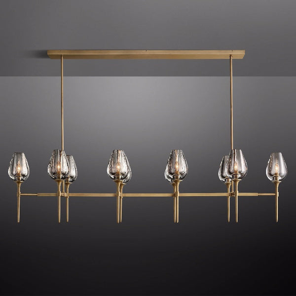 Tulip Linear Chandelier 65"