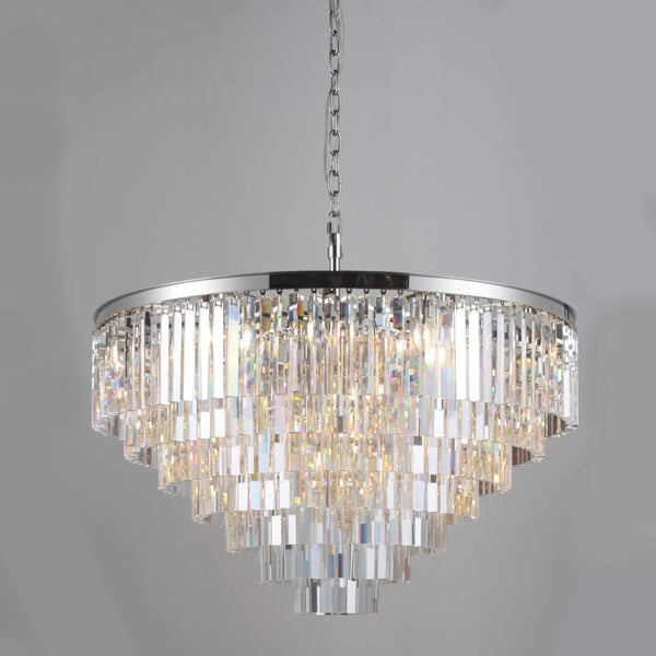 Apex Odeon Round Crystal Chandelier Collection