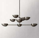 Curved Dome Shades Chandelier