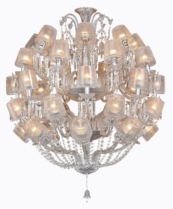 Adeline Round 40L Crystal Chandelier