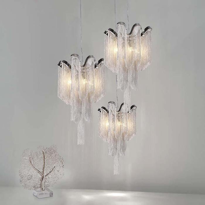 Daphne Chain Tassel Chandelier