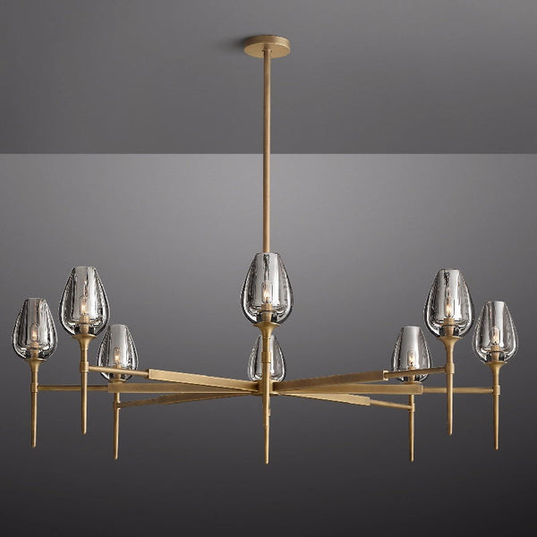 Tulip Round Chandelier 54"