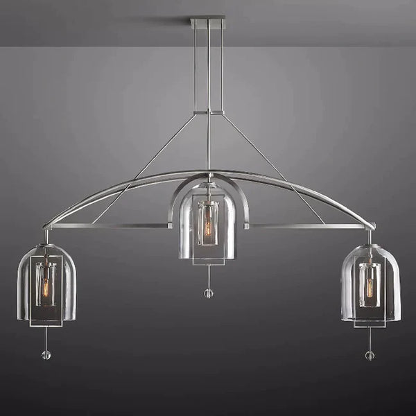 Fulcrum Linear Chandelier 85" 3-Lights