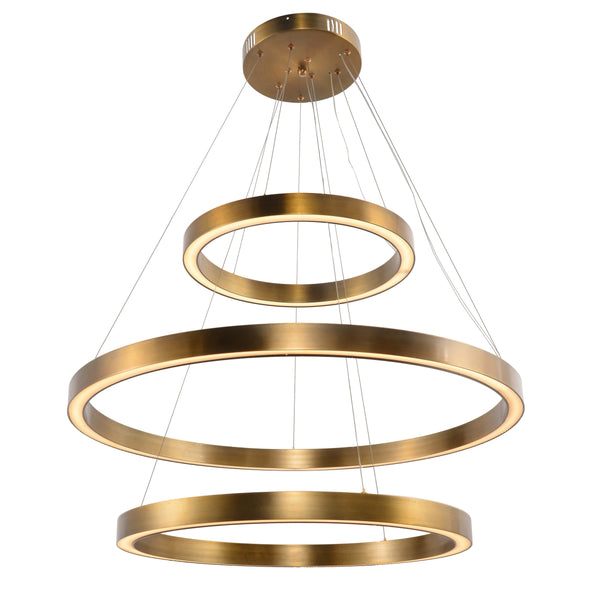 Ancillary 3-Ring LED Chandelier