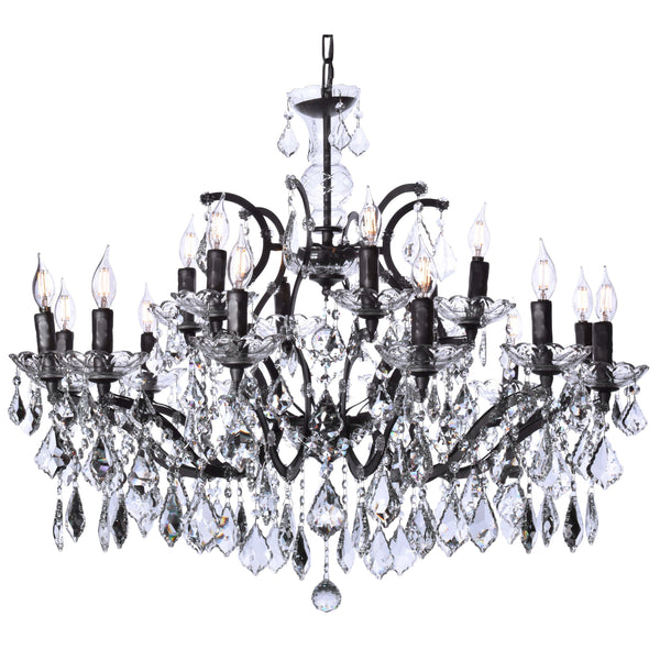 18 Light Maria Theresa Crystal Chandelier