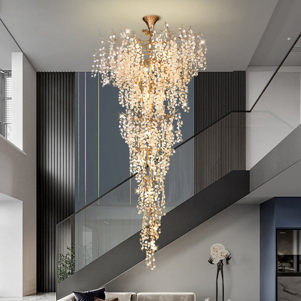 Marais Blossom Petal Detail Grand Staircase Chandelier