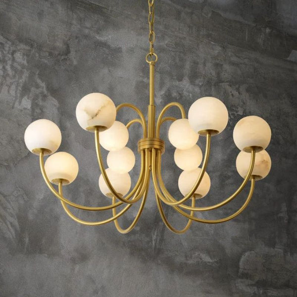 Alanbaster Vintage Chandelier