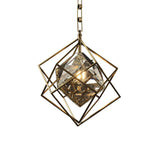 Crystal Diamond Pendant Light