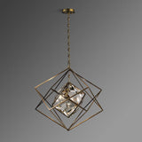 Crystal Diamond Pendant Light