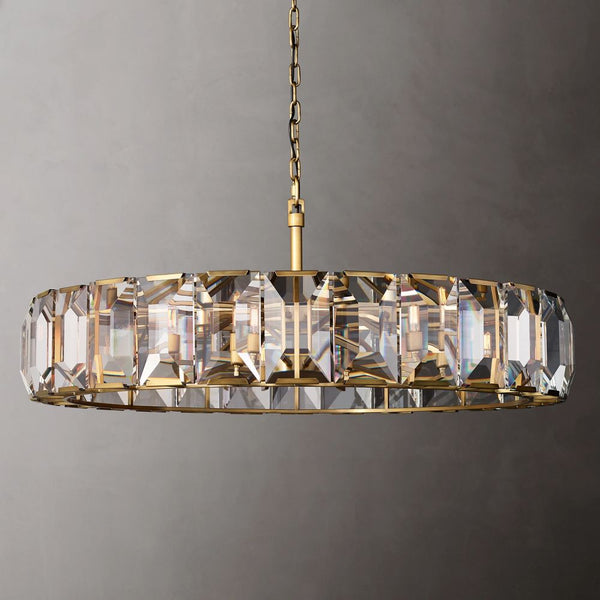 Harlow Crystal Round Chandelier 60"D