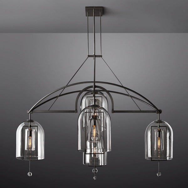 Fulcrum Round Chandelier 73" 5-Lights