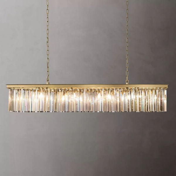 Odeon Rectangle Chandelier 60"