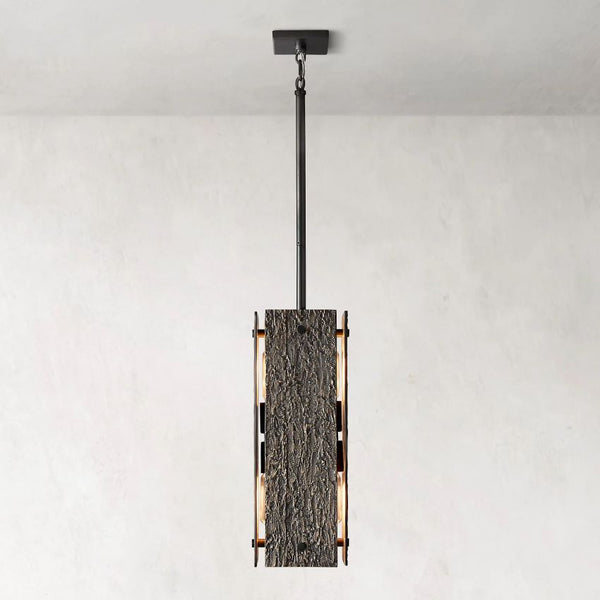 Vouvant Rectangular Pendant 19"