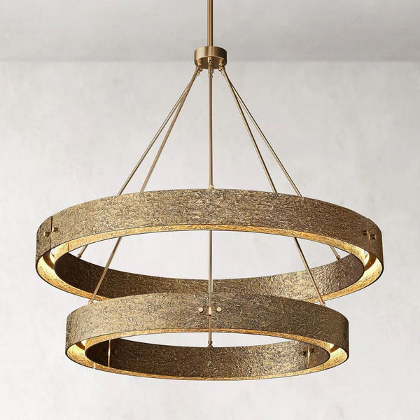 Vouvant Two-Tier Round Chandelier 60"