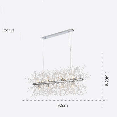 Crystal Cluster Kitchen Lighting Fixtures