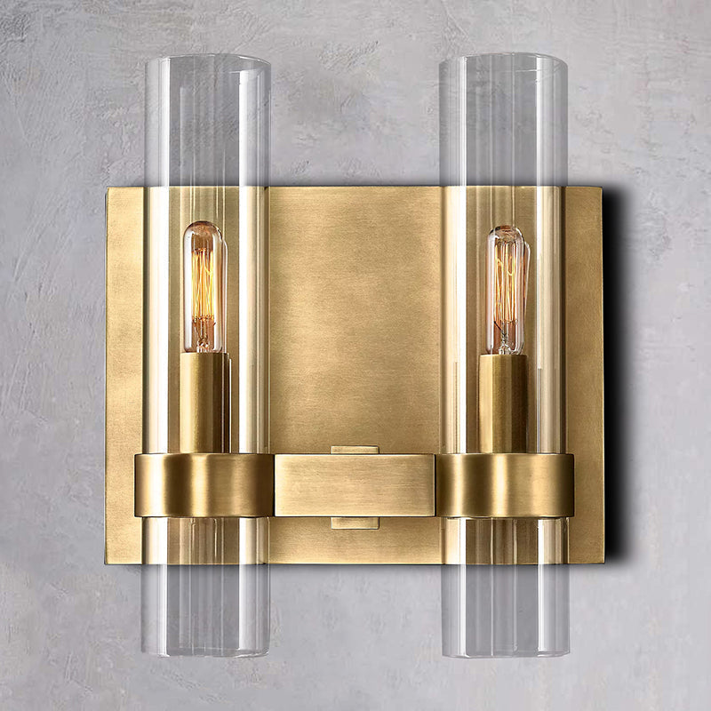 Ravelle Double Wall Sconce For Art Blown Glass