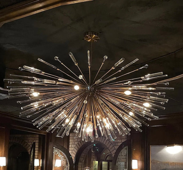 Aisar Sputnik Flushmount Starburst Chandelier