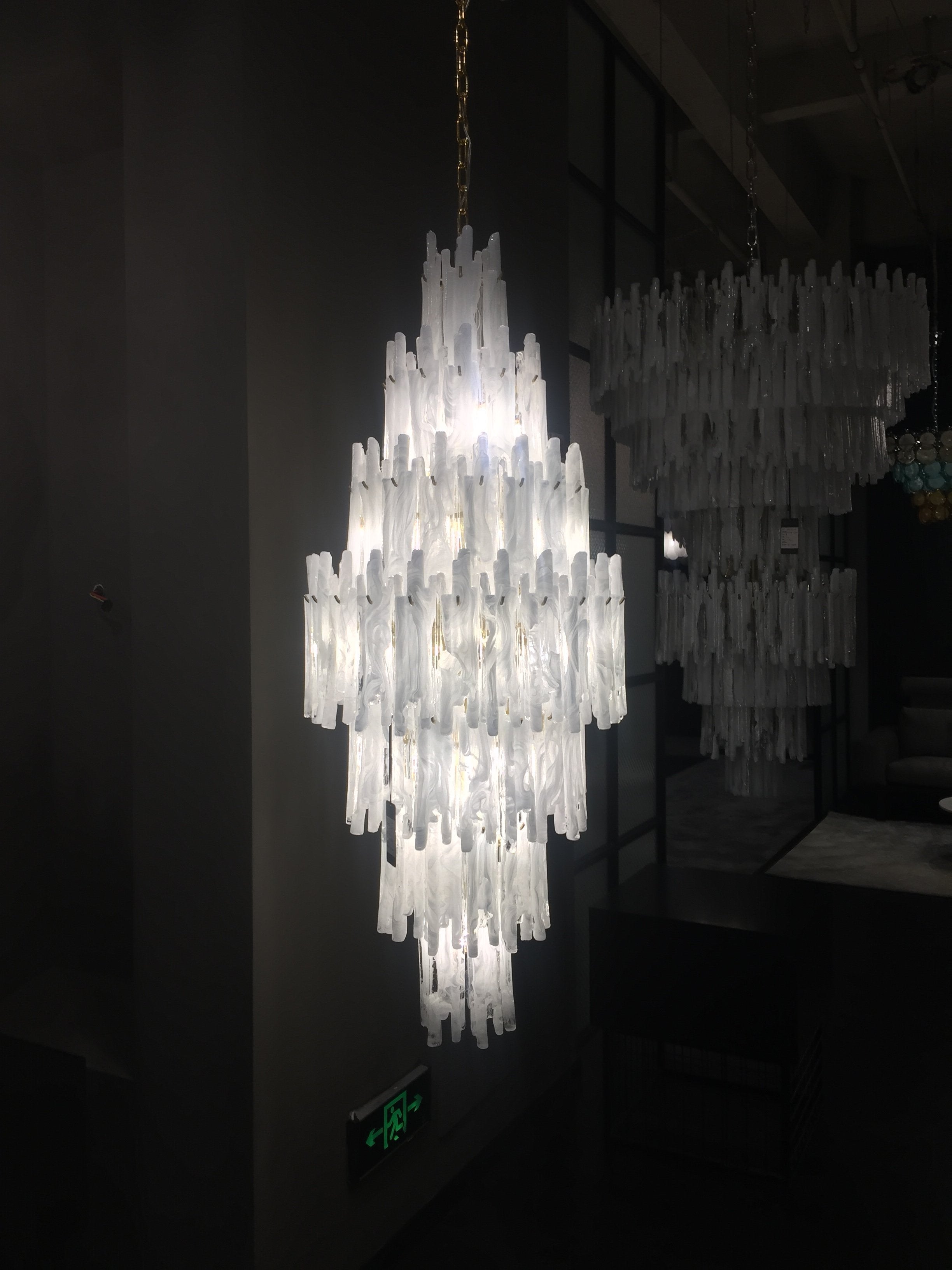 Blanche Murano Glass Pendant Light