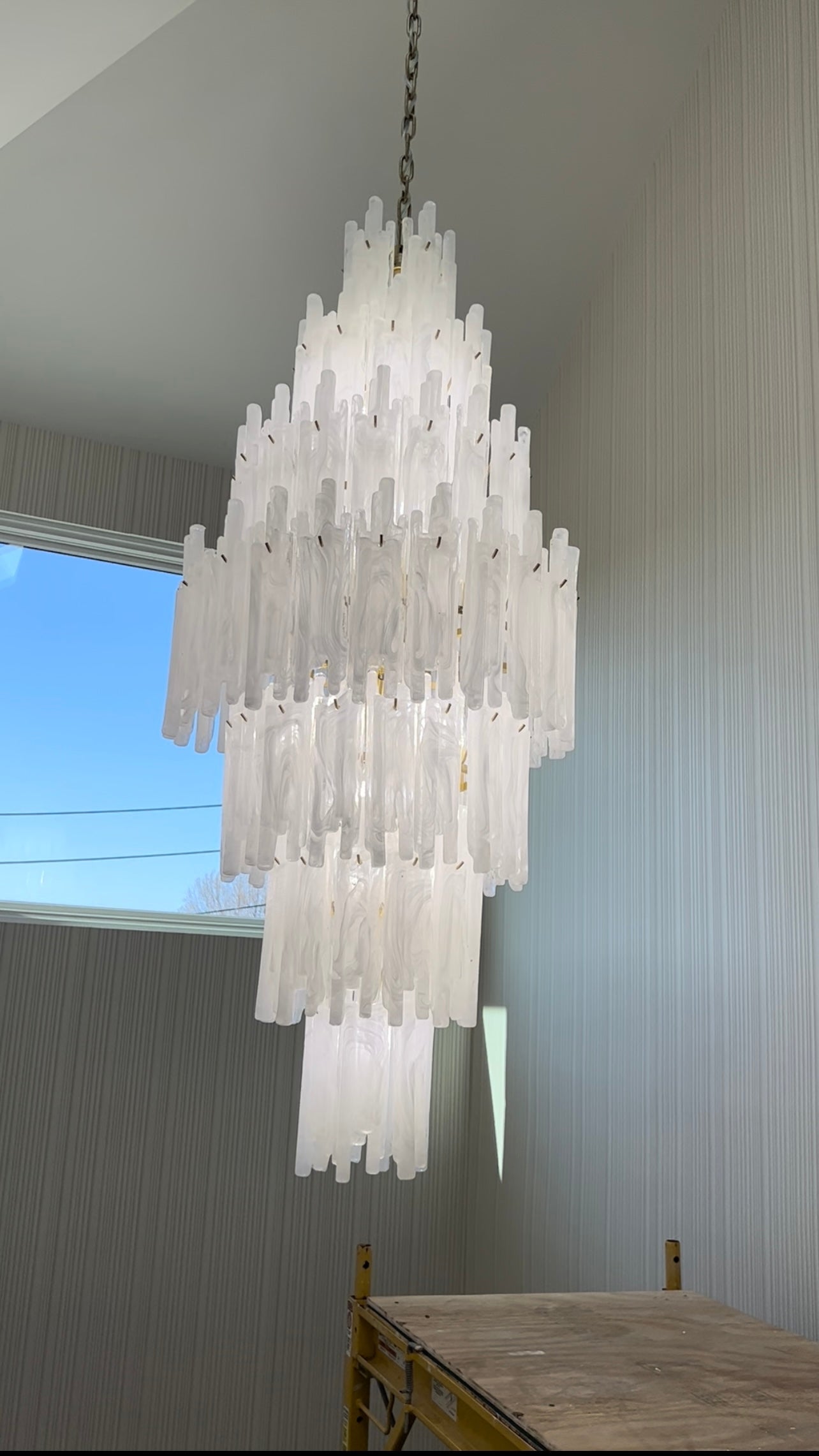 Blanche Murano Glass Pendant Light