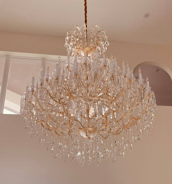 66L Rococo / Maria Theresa Foyer Classic Crystal Chandelier