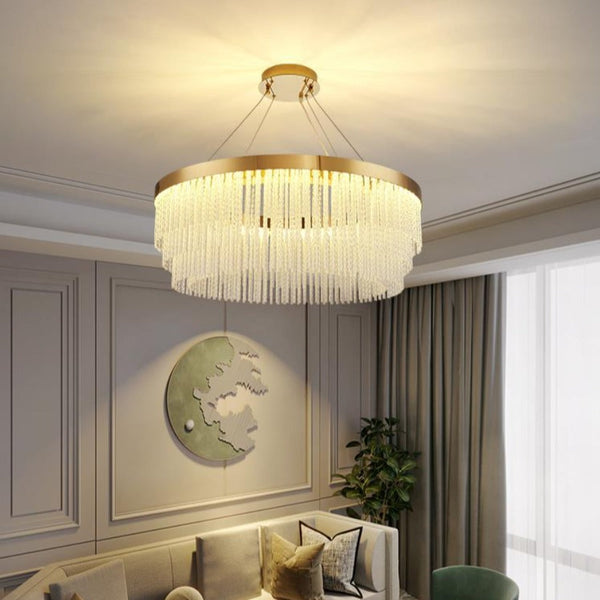 Iver Glass Modern Chandelier