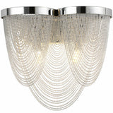 Curt Modern Chain Tassel Wall Sconce